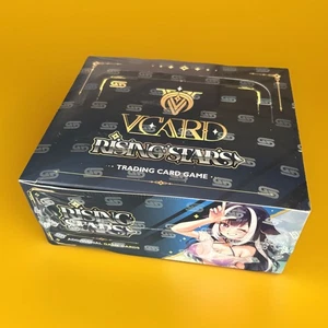 VCard Rising Stars 1st Ed Booster Box Sealed V-Tuber Trading Cards Gamersupps - Picture 1 of 7