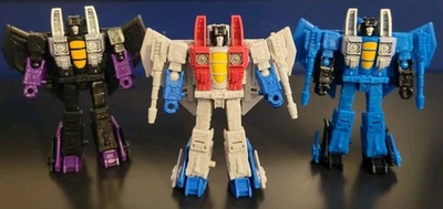 Transformers Legacy Starscream Thundercracker Skywarp Core Class - Image 1 of 2