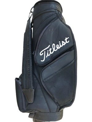 Bolsa de golf ligera Titleist negra vintage correa única estado domingo Foto 1 de 4