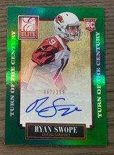 Ryan Swope 2013 Panini Elite Turn of the Century Green RC Auto Cardinals 67/299