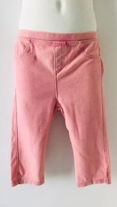 NEW ZARA Pink Girl PLUSH SHORT JEGGINGS Elastic Waist Pocket Size 3 4 Y O2668 - Picture 1 of 5