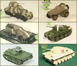 Tanque 1:72 T 38 BA 10 64 GAZ BT 7 KV 1 BTR 40 tanque ruso URSS URSS - Imagen 1 de 25