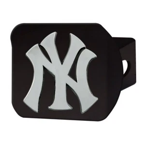 Cubierta de enganche de los Yankees de Nueva York - negra de alta resistencia - 3,4" x 4" - Imagen 1 de 3