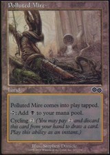 MTG magic cards 4x x4 Light Play, English Polluted Mire Urza's Saga