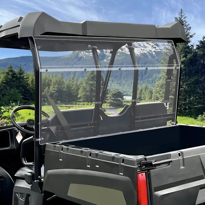 Clear Ranger Rear Windshield For Polaris Ranger 400/500/570/MID-SIZE 2010-2014 - Image 1 of 4