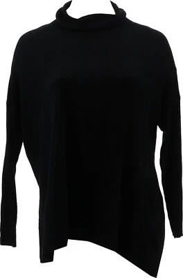 Suéter DG2 Diane Gilman Lux Touch Cuello Alto Negro 3X Nuevo sin Etiquetas (337) Foto 1 de 4