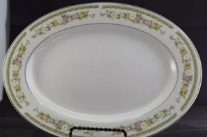 EVERBRITE Fine China Japan Savanah Serving Platter 12.5” - Picture 1 of 3