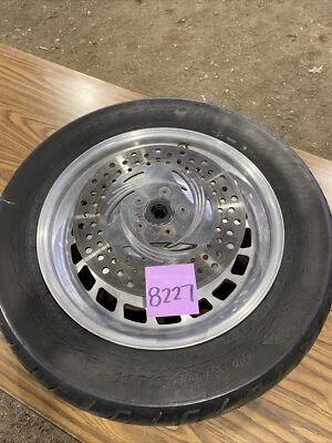 harley performance machine rear spun aliminum wheel front bag fxr dyna 16” X 3” - Image 1 of 4