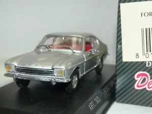WOW EXTREMELY RARE Ford Capri MkI GT 2300 1969 Silver 1:43 Detail-Minichamps - Picture 1 of 3