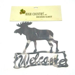 Alce Welcome Placa Cabina Lodge Wilderness High Country Dennis East - Imagen 1 de 12