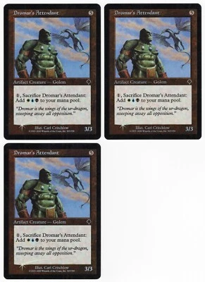 Dromar's Attendant x3 3x 2000 Invasion FOIL Artifact Creature MTG NM AZ2 - Image 1 of 2