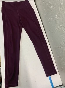 Leggings Victoria's Secret Mantequilla Suave Borgoña Con Bolsillos Talla 4 - Imagen 1 de 6