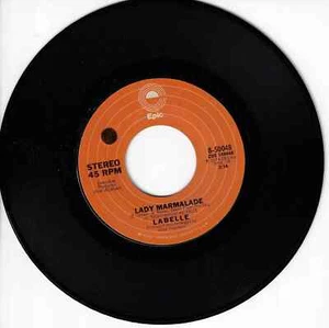 Labelle Lady Marmalade bxw Space Children 45 rpm Epic 1974 - Picture 1 of 1