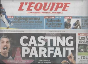 L'Equipe N º 21957 29/08/2014 Psg Tirada Perfecto/Thauvin/Agbegnenou/ - Imagen 1 de 1
