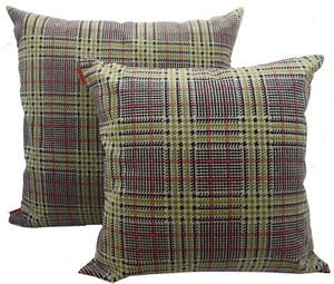 MISSONI HOME CUSHION COVER  VELVET ECOLOGIC 18x18" COTTON BLEND  St. ANDREWS T48 - Picture 1 of 3