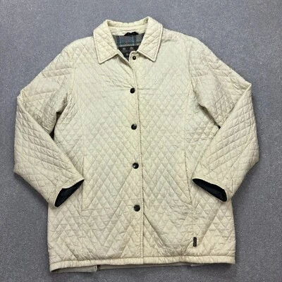 Barbour Jacket Womens Large Brown Quilted Hunting Field Country Coat Ladies* - Image 1 of 4