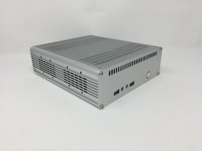 Brand New Aluminum Mini-ITX Case 24 pin ATX Power Supply + 60W 12V DC Adapter   - Image 1 of 4