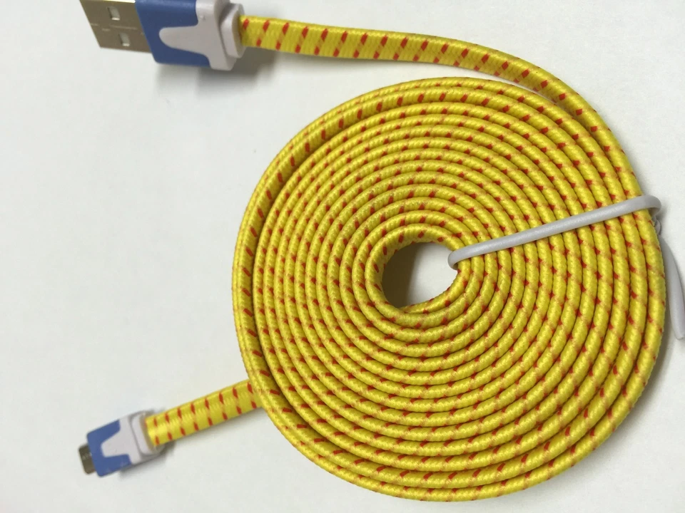 6FT braided USB Charging cable for Galaxy S3/S4 & all micro USB devices - Image 1 of 1