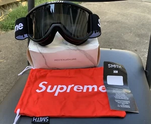Supreme x Smith Snowboard / Ski Goggles Glasses - Black FW15 Colorway - Picture 1 of 8
