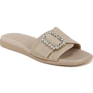 Naturalizer Womens Olivia Open Toe Slip On Flat Slide Sandals Shoes BHFO 4198 - Picture 1 of 6