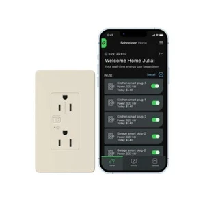 X Series 15 Amp 125-Volt Tamper Resistant Indoor Matter Wi-Fi Energy Monitoring - Picture 1 of 5