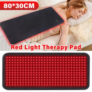 360LED Near Infrared Red Light Therapy Pad For Relief Waist Neck Back Pain Mat - Picture 1 of 16