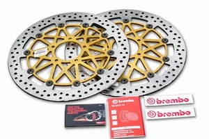 330mm Brembo HPK SuperSport Front Brake Discs Ducati 1098 1198 S R Bayliss - Picture 1 of 2