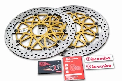 Discos de freno delanteros 330 mm Brembo HPK SuperSport Ducati 1098 1198 S R Bayliss Foto 1 de 2