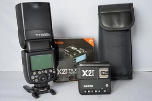 Godox TT685C ETTL Speedlight for Canon with X2Tc Trigger - Picture 1 of 4