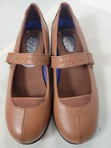 Dr Scholl's Careers Mary Jane Shoes Womens Size 5.5 Med Brown - Picture 1 of 6