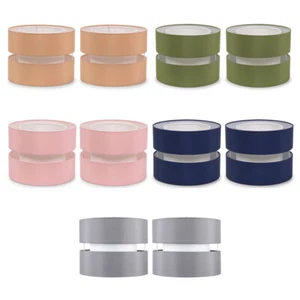 Pair Of Shades For Ceiling Easy Fit Small Pendant Light Lampshades Lightshades - Picture 1 of 44