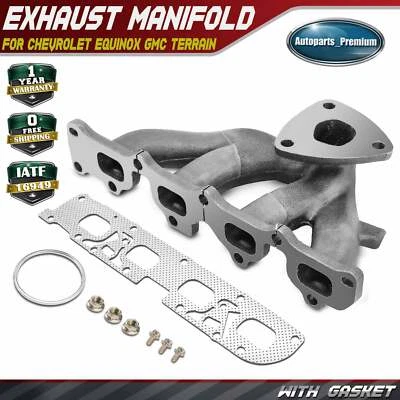 Colector de escape con junta para Chevrolet Equinox GMC Terrain 2015-2017 2,4 L Foto 1 de 4