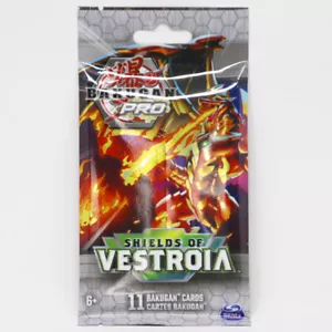 Bakugan Pro, Shields of Vestroia Booster Pack with 11 Collectible Trading Cards - Picture 1 of 2