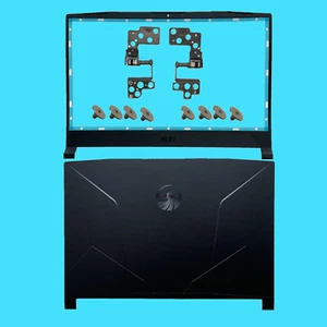 New Back Cover + Front Bezel+Hinges for MSI Bravo 15 Katana GF66 MS-158K 1581 US - Picture 1 of 8