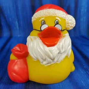Santa Claus Rubber Duck Christmas Stocking Stuffers New! - Picture 1 of 4