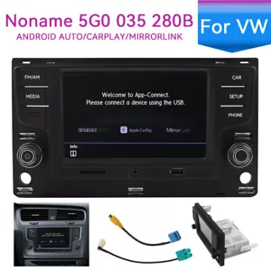 AndroidAuto Carplay Noname 5GD035280B Autoradio für VW Golf 7 7.5 GTR Passat B8 - Bild 1 von 20
