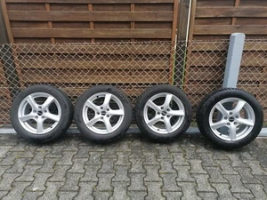 Super neuwertige Sommerreifen 205/55 R 16 91V auf Alufelgen, passend für Golf - Bild 1 von 4