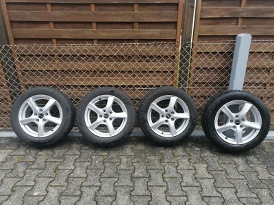 Super neuwertige Sommerreifen 205/55 R 16 91V auf Alufelgen, passend für Golf - Bild 1 von 4