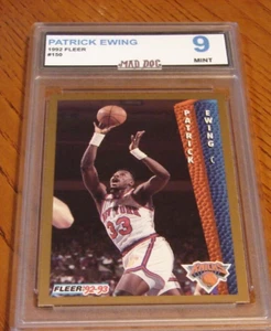 PATRICK EWING****1992 Fleer----MIINT 9*****KNICKS***#150***Mad Dog - Picture 1 of 2