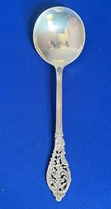 Vintage Reed & Barton Florentiner Spitze Sterlingsilber Sahne Suppe Löffel 6 1/4" - Bild 1 von 7