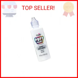 Tulip Acrylic Fabric Paint, 4 Fl Oz (Pack of 1), Slick White Packaging may vary - Picture 1 of 2