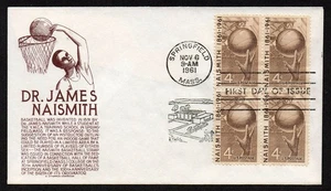USA, SCOTT # 1189, STEPHEN ANDERSON FDC COVER 1961 DR. JAMES NAISMITH BASKETBALL - Picture 1 of 1