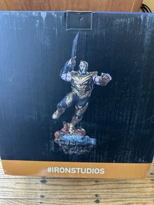 Thanos deluxe endgame iron studios 1/10 Statue Avengers - Picture 1 of 7