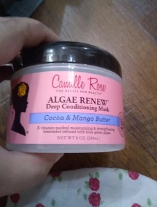 Camille Rose Algae Renew Deep Conditioning Mask Cocoa & Mango Butter 8oz #1brand - Picture 1 of 6