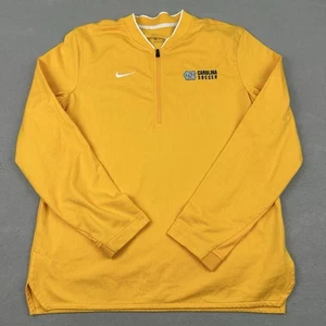 North Carolina Tar Heels Pullover Herren Medium gelb Nike Fußball 1/4 Reißverschluss NCAA M - Bild 1 von 11