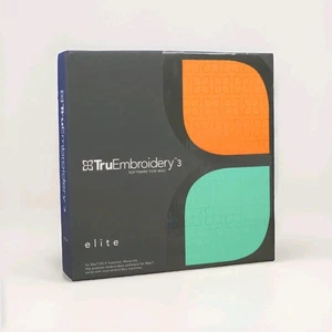 TruEmbroidery 3 Elite Embroidery Software Mac SEALED W/ DONGLE - Picture 1 of 7