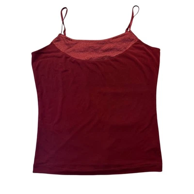 Correa ajustable The Limited Cami talla S terciopelo borgoña Foto 1 de 4