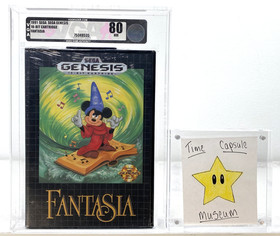 Disney's Fantasia Brand New Sega Genesis 1991 Factory Sealed VGA Graded 80