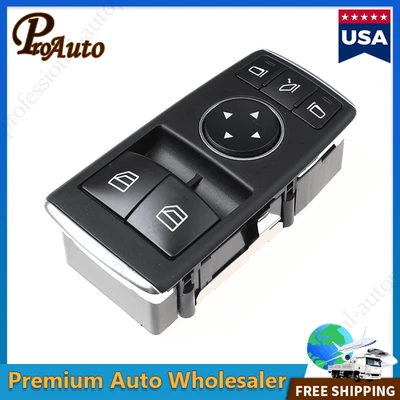Driver Power Window Switch 1729056900 For Mercedes-Benz SL400 SL450 SL550 R231 - Image 1 of 4