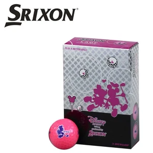 Limited Edition SRIXON SOFT FEEL Disney Pink Golf Balls 2 Boxes Ships from Japan - Picture 1 of 3